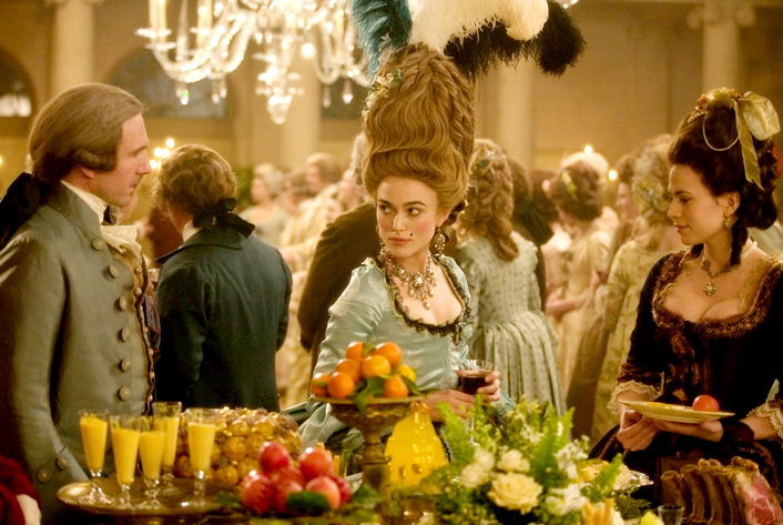 Ralph Fiennes, Keira Knightley and Hayley Atwell in Paramount Vantage's The Dutchess (2008)
