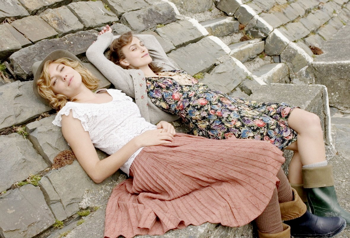 Sienna Miller stars as Caitlin MacNamara and Keira Knightley stars as Vera Phillips in Lionsgate Films' The Edge of Love (2009)