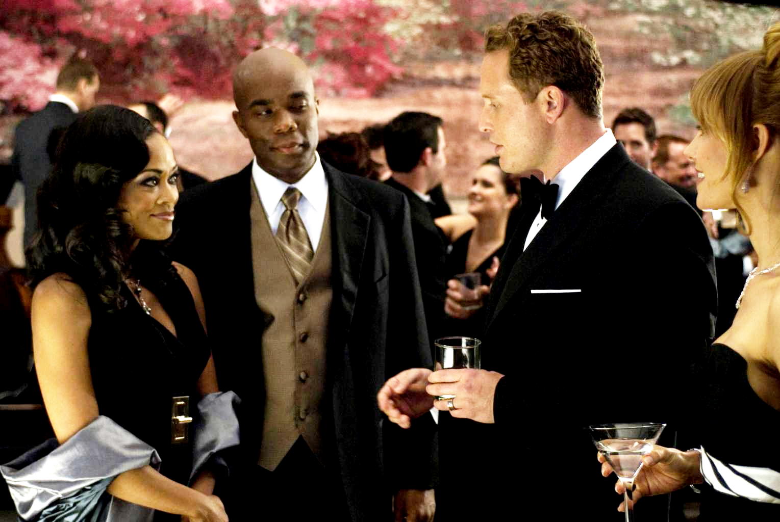 Robin Givens, Benjamin Brown, Cole Hauser and KaDee Stricklandin Lionsgate Films' The Family That Preys (2008). Photo credit by Alfeo Dixon.