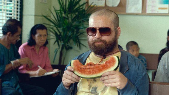 Zach Galifianakis star as Alan Garner in Warner Bros. Pictures' The Hangover Part II (2011)