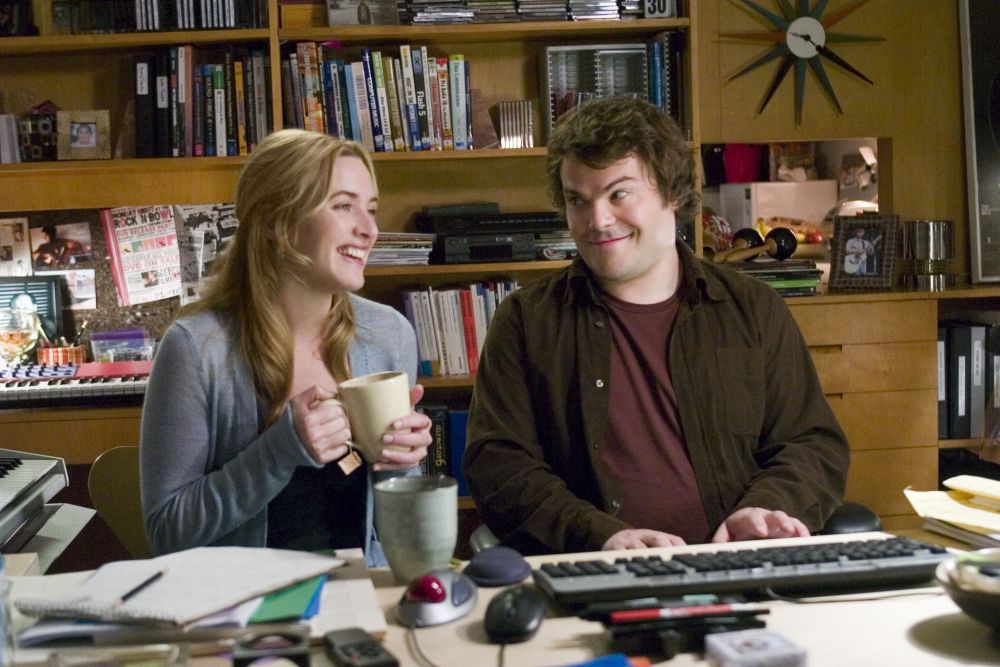 Kate Winslet and Jack Black in Sony Pictures' The Holiday (2006)