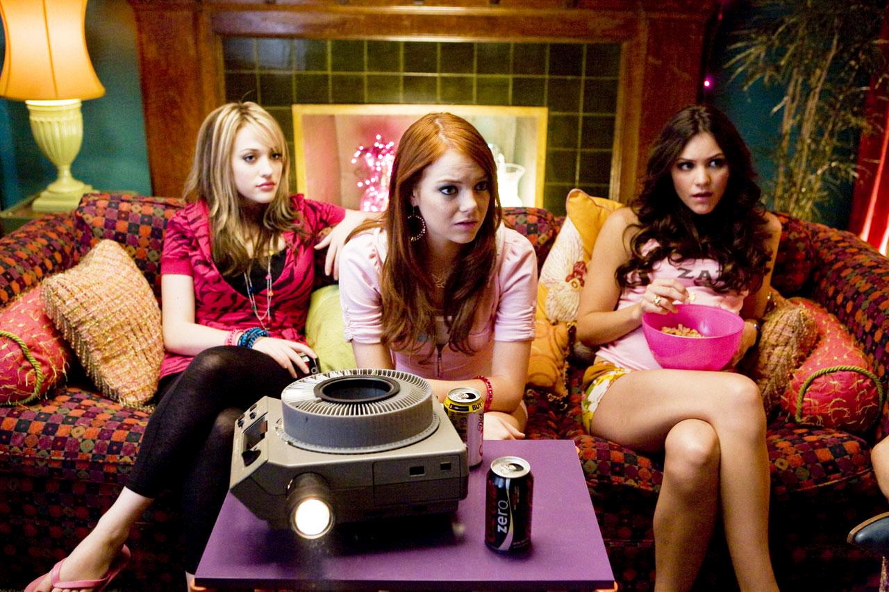Kat Dennings, Emma Stone and Katharine McPhee in Columbia Pictures' The House Bunny (2008)