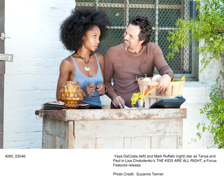 Yaya DaCosta stars as Tanya and Mark Ruffalo stars as Pau in Focus Features' The Kids Are All Right (2010)