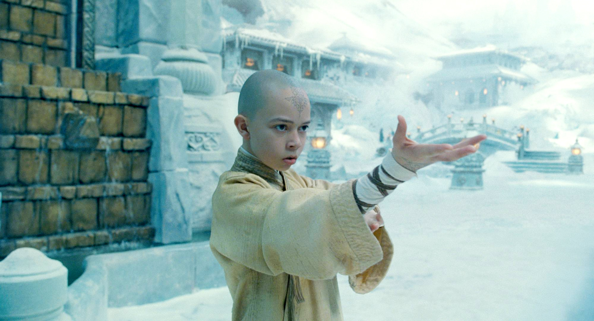 Noah Ringer stars as Aang in Paramount Pictures' The Last Airbender (2010)