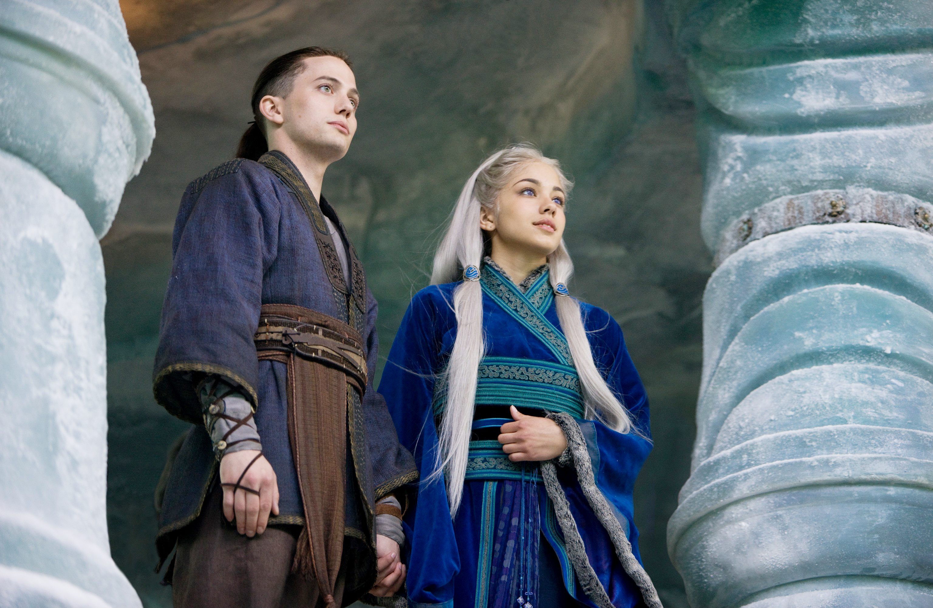 Jackson Rathbone stars as Sokka and Seychelle Gabriel stars as Princess Yue in Paramount Pictures' The Last Airbender (2010)