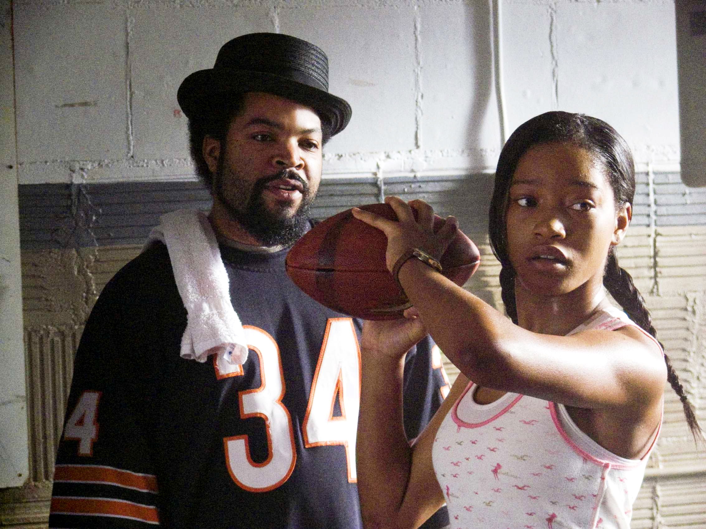 Ice Cube stars as Curtis Plummer and Keke Palmer stars as Jasmine Plummer in Dimension Films' The Longshots (2008)