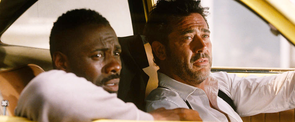 Idris Elba stars as Roque and Jeffrey Dean Morgan stars as Clay in Warner Bros. Pictures' The Losers (2010)