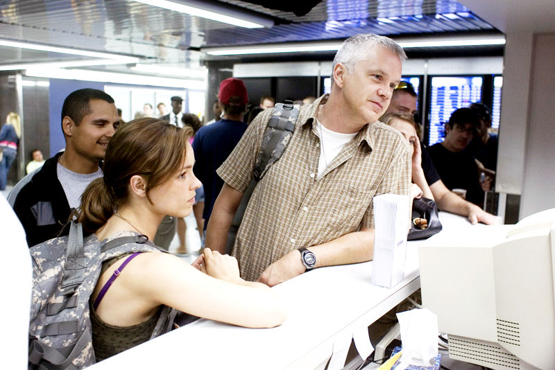 Michael Pena, Rachel McAdams and Tim Robbins in Lionsgate Films' The Lucky Ones (2008)