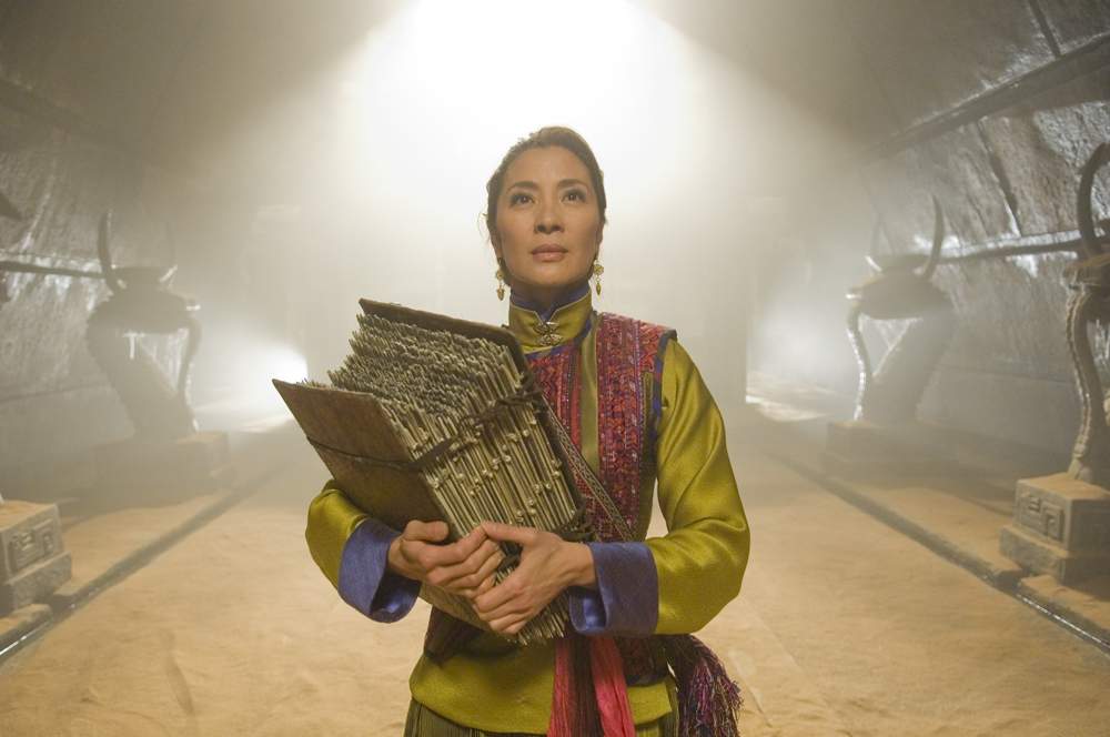 MICHELLE YEOH as Sorceress Zi Yuan in The Mummy: Tomb of the Dragon Emperor.