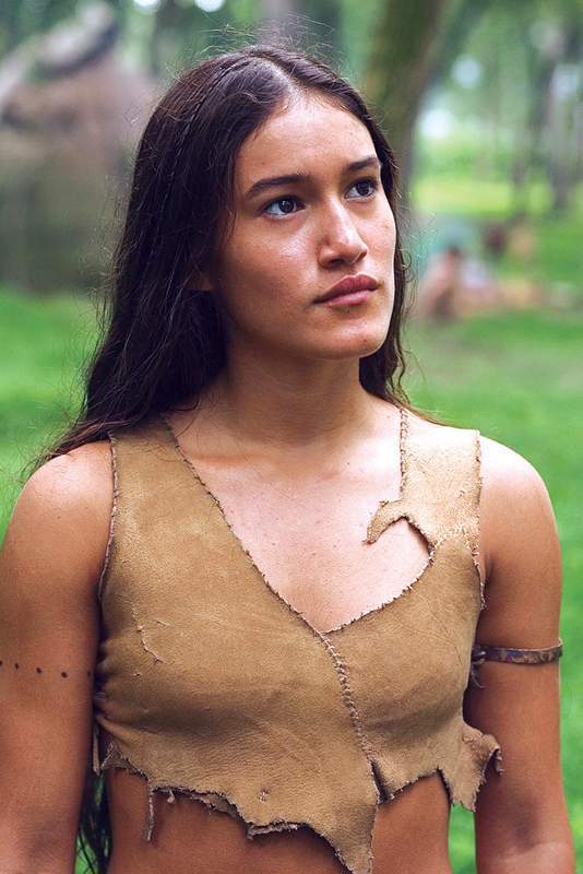Q'Orianka Kilcher as Pocahontas in New Line Cinema's 