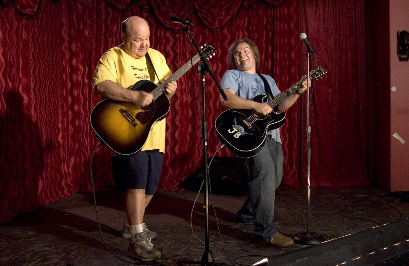 Jack Black and Kyle Gass in New Line Cinema's Tenacious D in 'The Pick of Destiny' (2006)