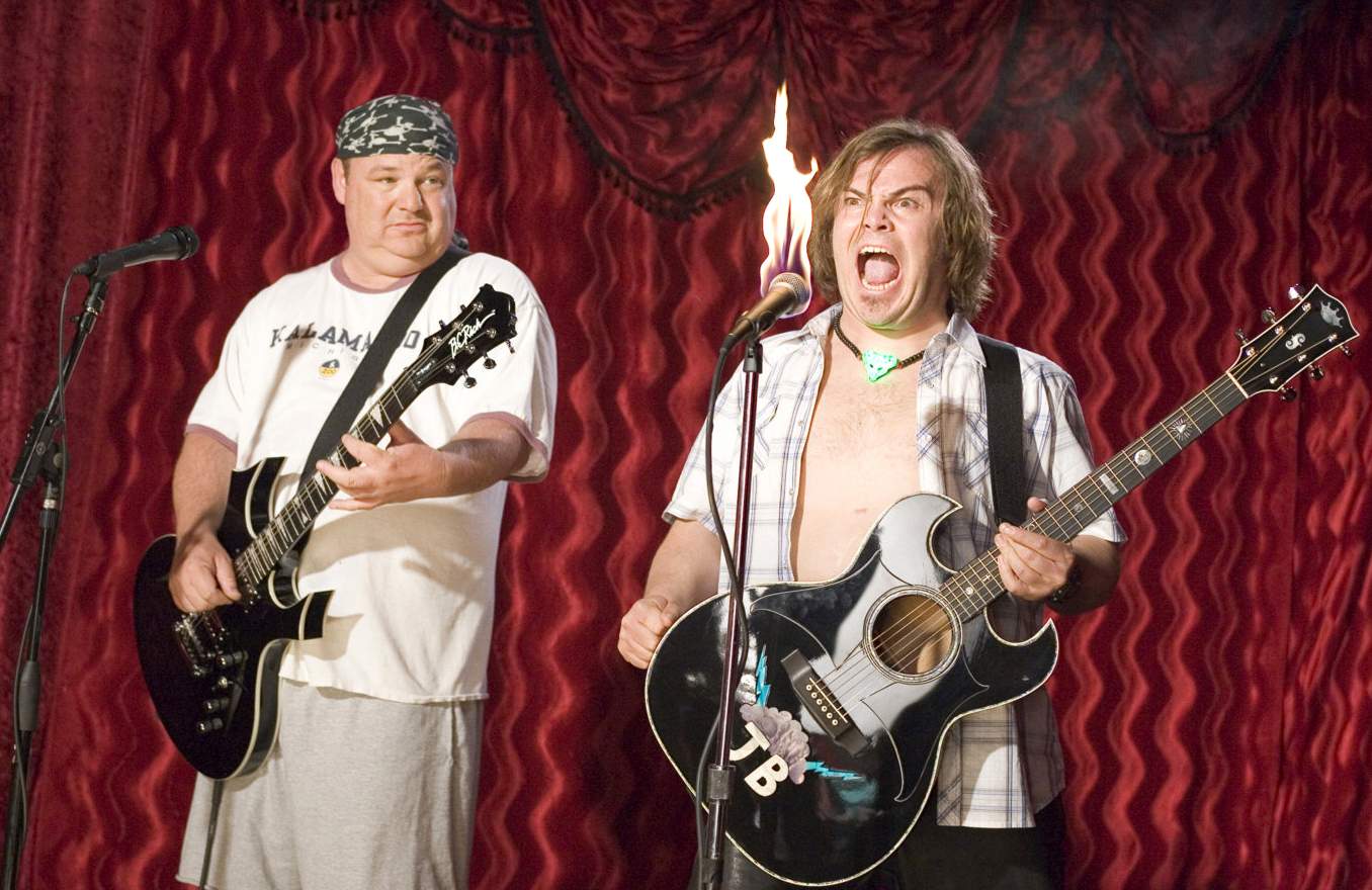 Jack Black and Kyle Gass in New Line Cinema's Tenacious D in 'The Pick of Destiny' (2006)