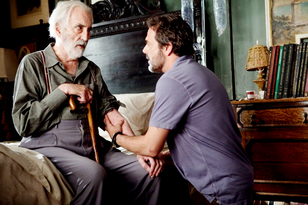 Christopher Lee stars as August and Jeffrey Dean Morgan stars as Max in Hammer Films' The Resident (2010)