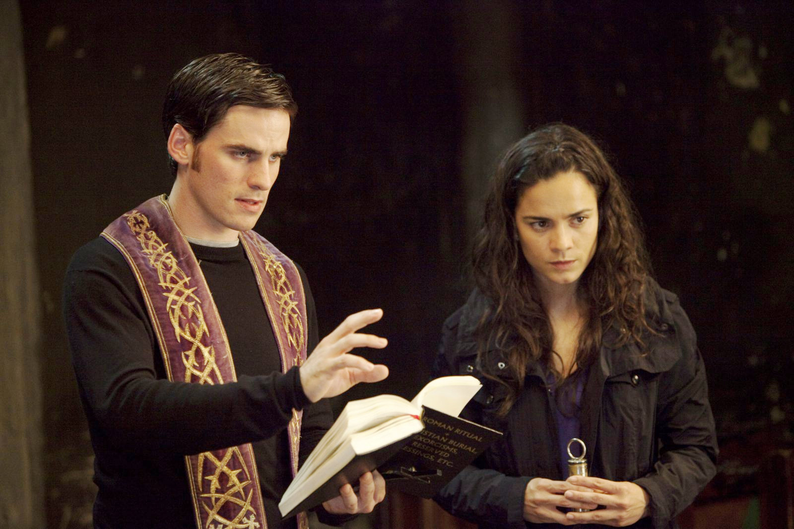 Colin O'Donoghue stars as Michael Kovak and Alice Braga stars as Angeline in Warner Bros. Pictures' The Rite (2011). Photo credit by Egon Endrenyi.