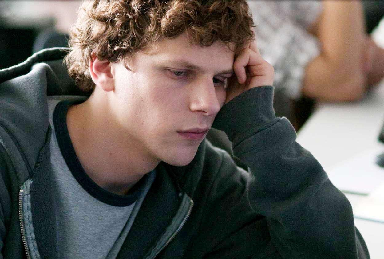 Jesse Eisenberg stars as Mark Zuckerberg in Columbia Pictures' The Social Network (2010)