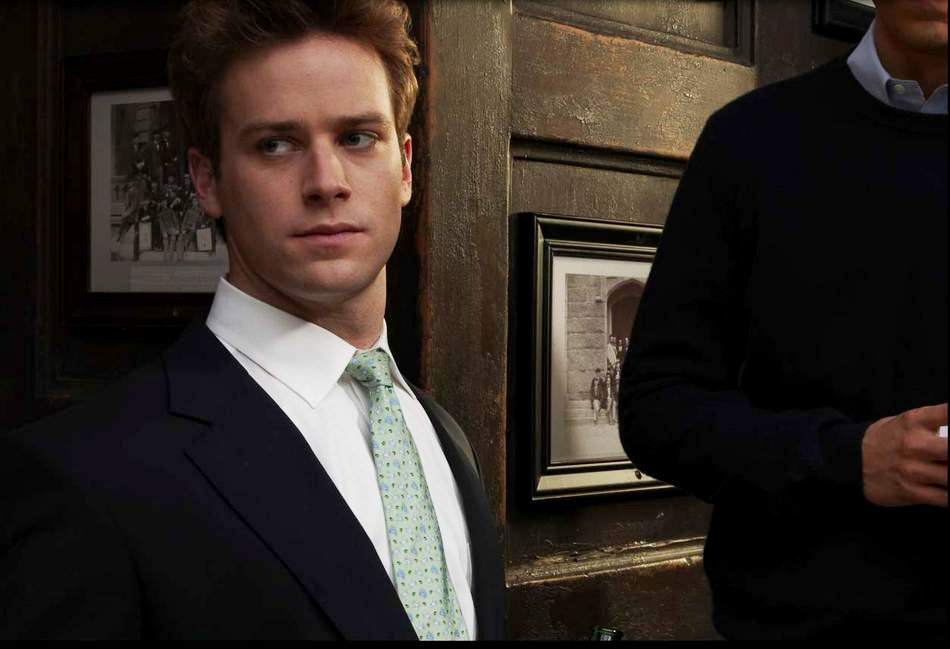 Armie Hammer stars as Cameron Winklevoss in Columbia Pictures' The Social Network (2010)