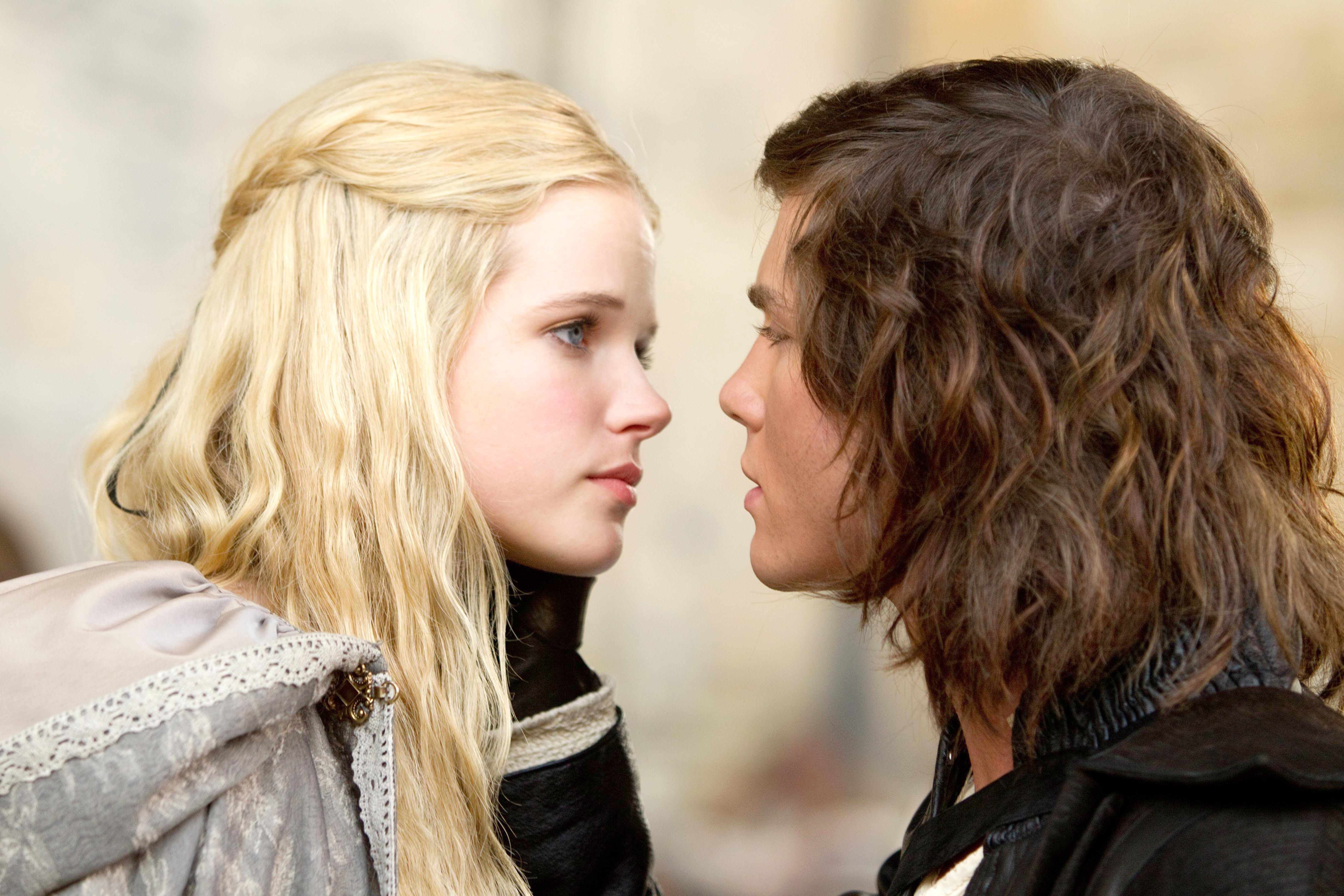 Gabriella Wilde stars as Constance and Logan Lerman stars as D'Artagnan in Summit Entertainment's The Three Musketeers (2011)