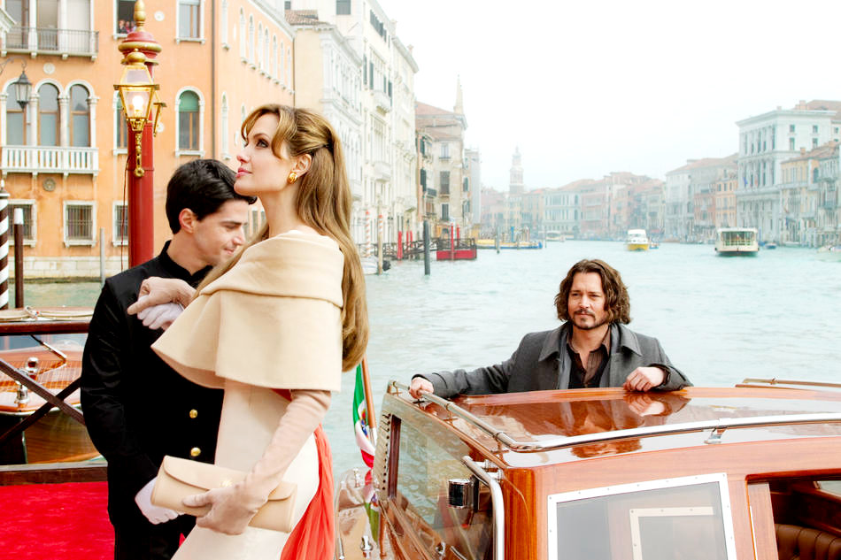 Angelina Jolie stars as Elise and Johnny Depp stars as 	Frank Taylor in Columbia Pictures' The Tourist (2010)