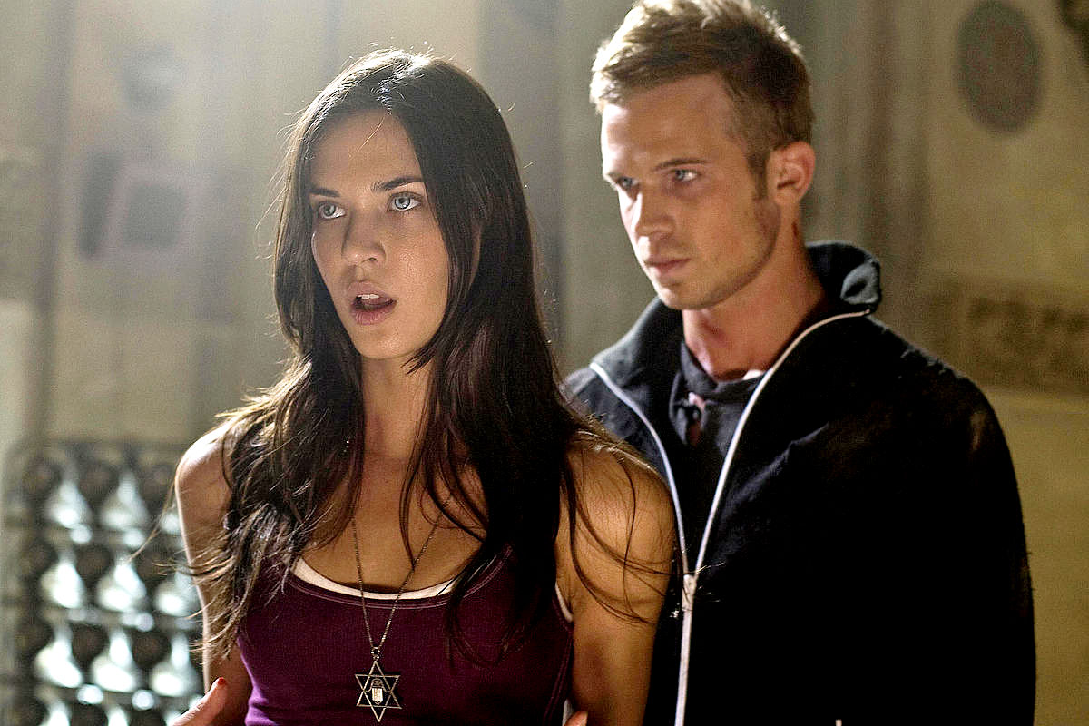 Odette Yustman stars as Casey Beldon and Cam Gigandet stars as Mark Hardigan in Rogue Pictures' The Unborn (2009)