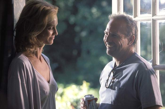 Joan Allen and Kevin Costner in New Line Cinema's The Upside of Anger (2005)