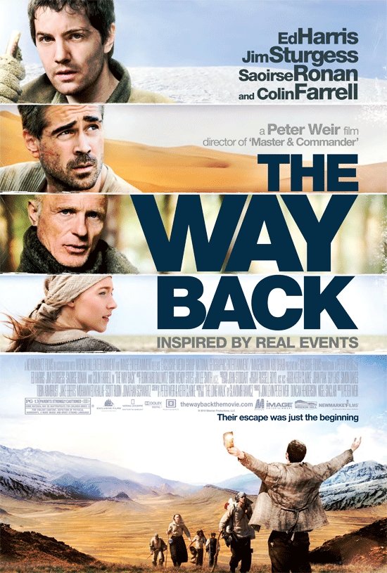 Poster of Newmarket Films' The Way Back (2011)