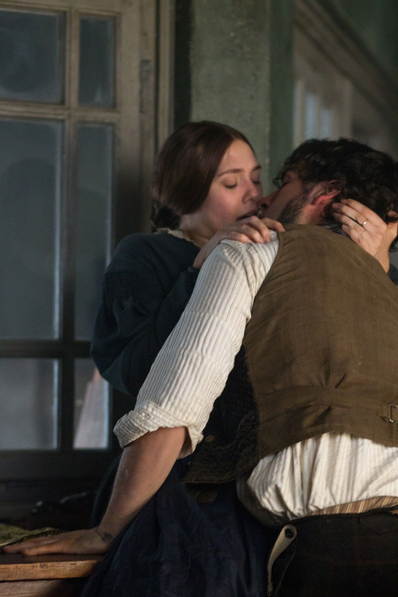 Elizabeth Olsen stars as Therese Raquin and Oscar Isaac stars as Laurent LeClaire in Roadside Attractions' In Secret (2014)