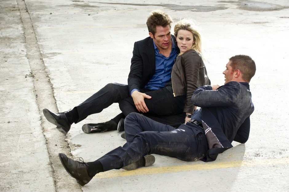 Chris Pine, Reese Witherspoon and Tom Hardy in 20th Century Fox's This Means War (2012)