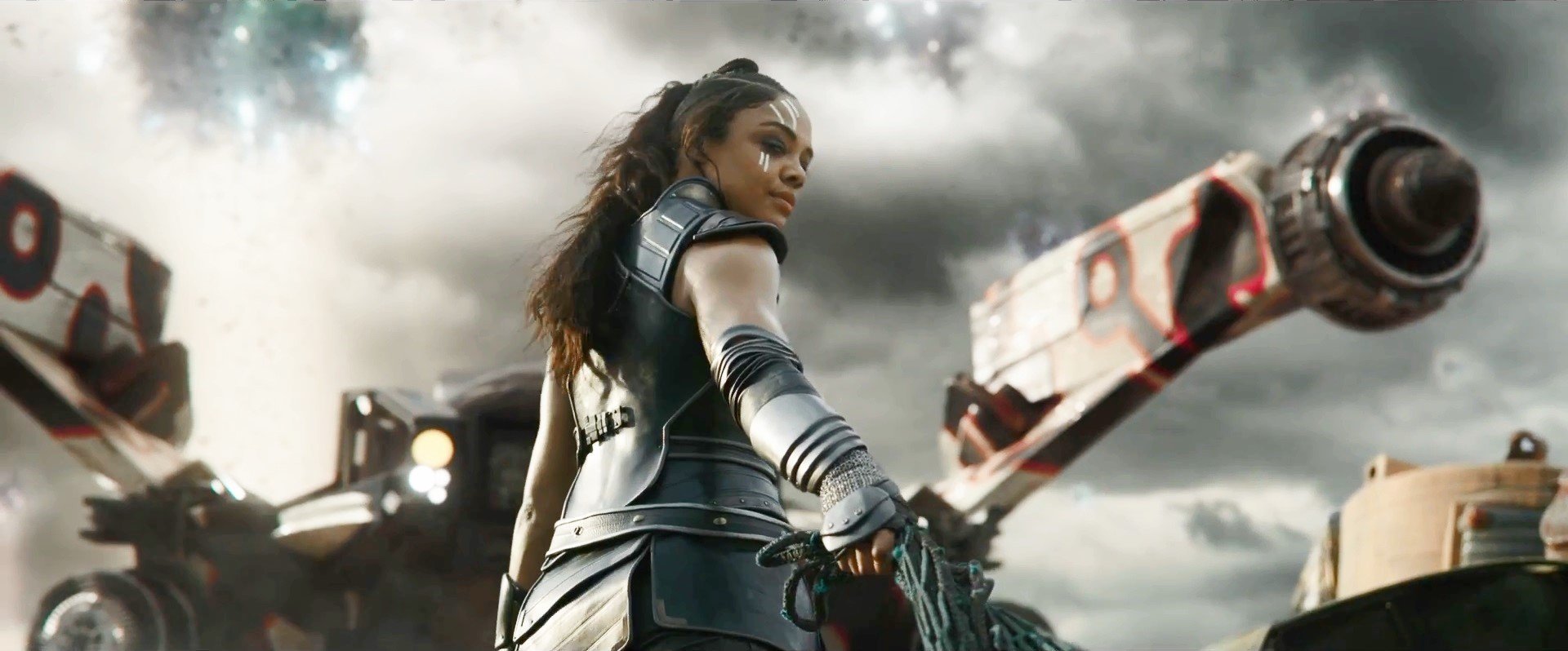 Tessa Thompson stars as Valkyrie in Marvel Studios' Thor: Ragnarok (2017)