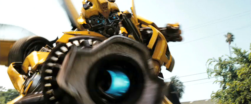 A scene from DreamWorks SKG's Transformers: Revenge of the Fallen (2009)