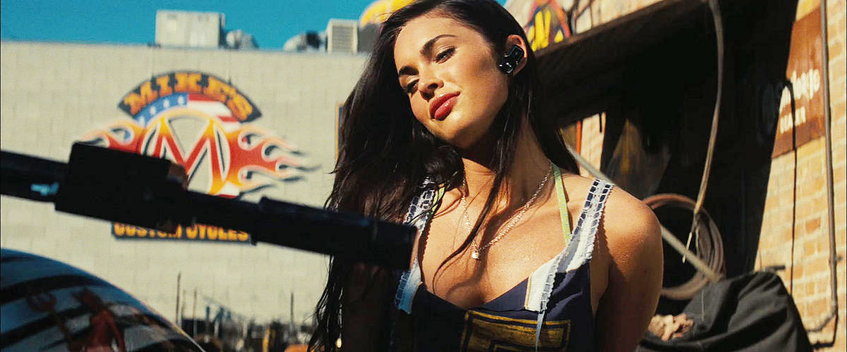 Megan Fox stars as Mikaela Banes in DreamWorks SKG's Transformers: Revenge of the Fallen (2009)