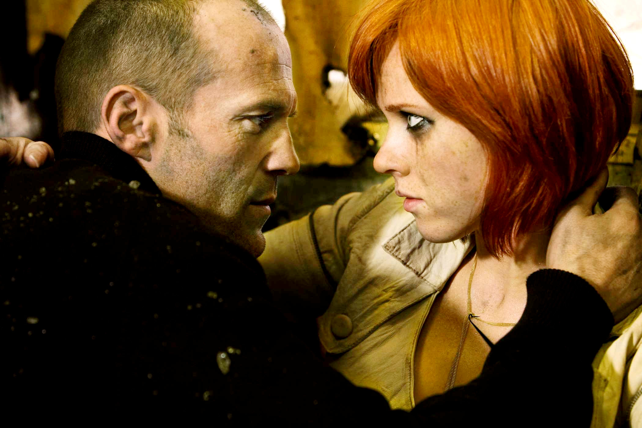 Jason Statham stars as Frank Martin and Natalya Rudakova stars as Valentina in Lionsgate Films' Transporter 3 (2008). Photo credit by Magali Bragard.