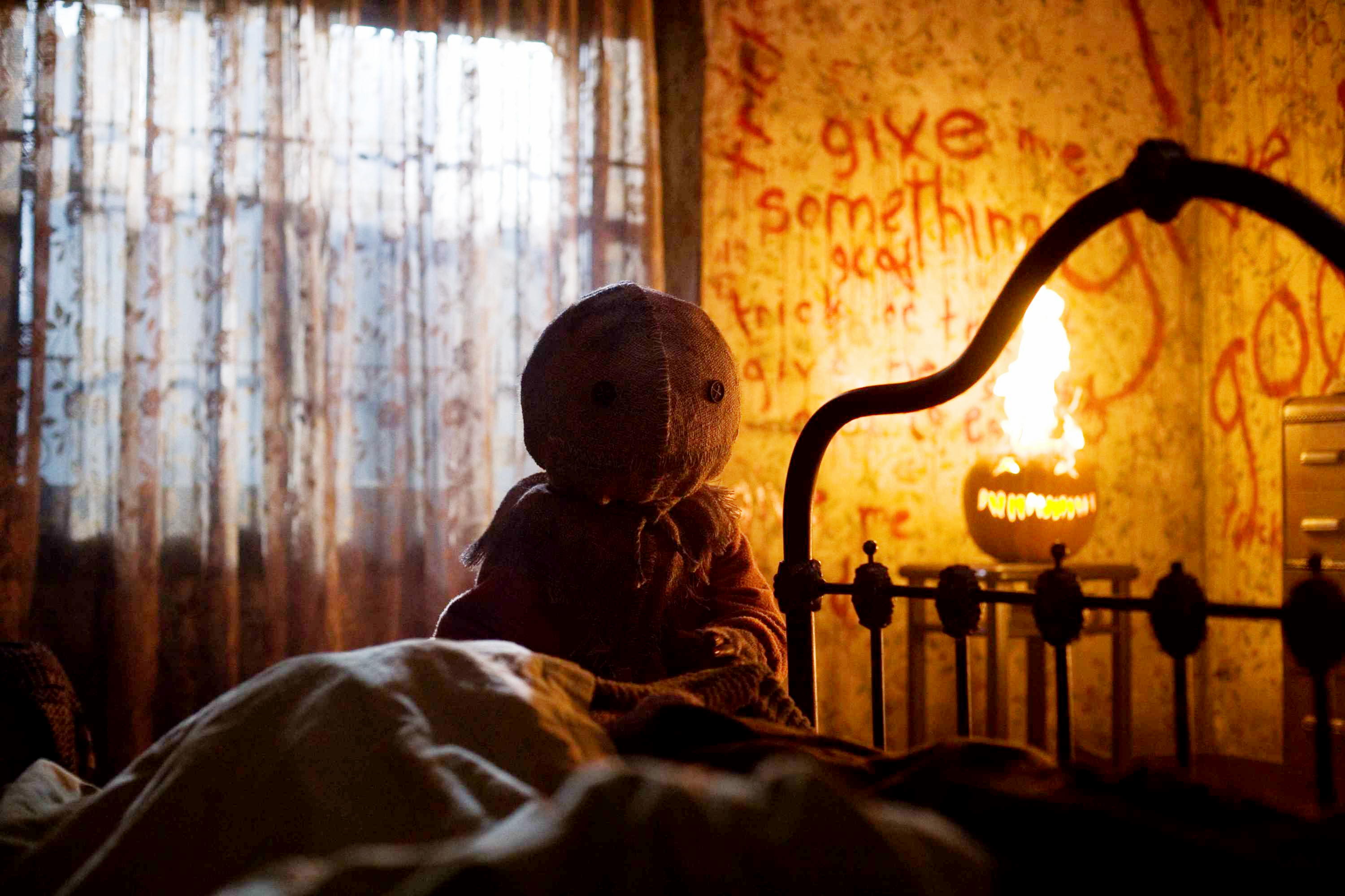 Quinn Lord stars as Sam in Warner Bros. Pictures' Trick 'r Treat (2009). Photo credit by Joseph Lederer.