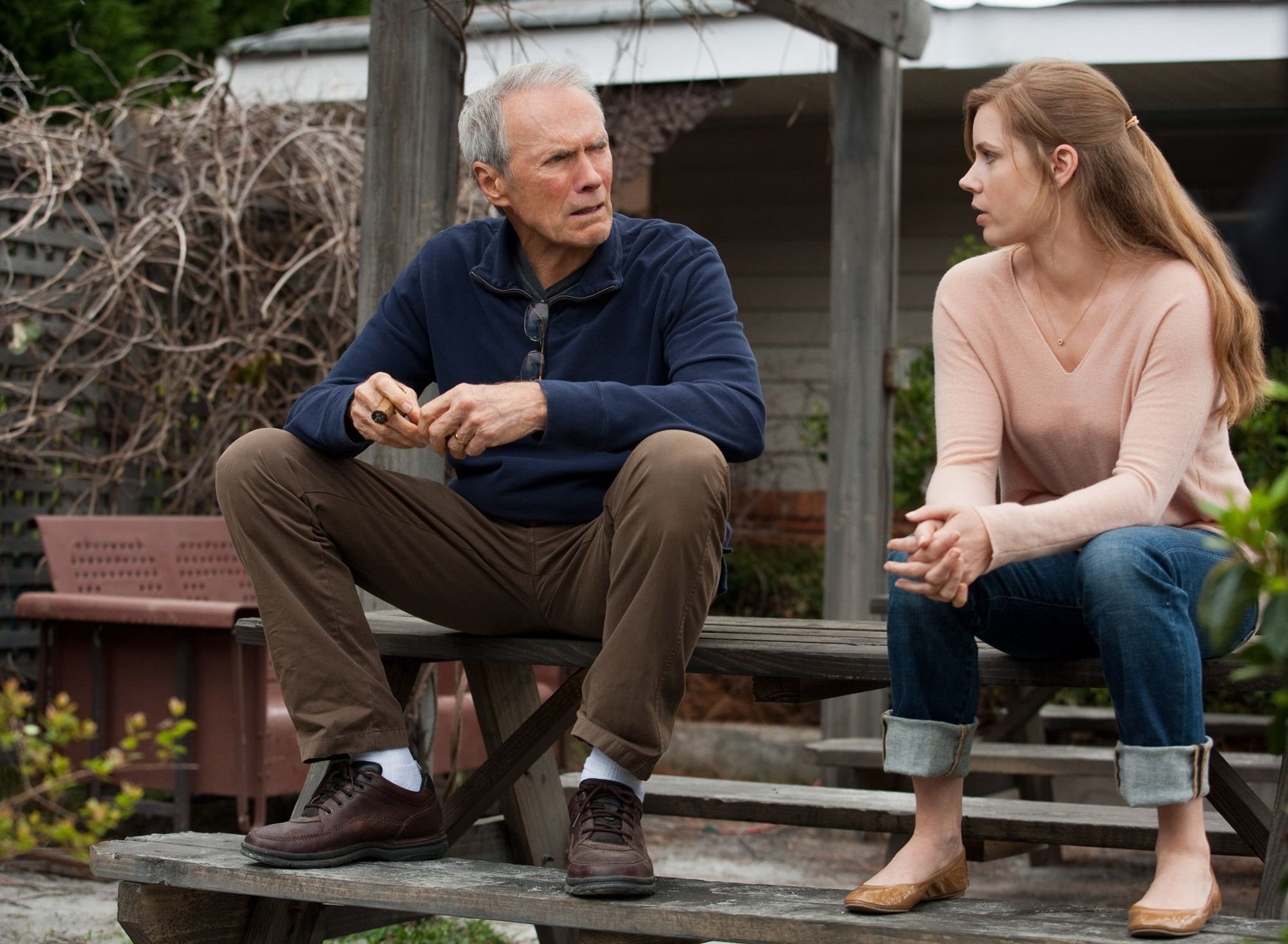Clint Eastwood stars as Gus and Amy Adams stars as Mickey in Warner Bros. Pictures' Trouble with the Curve (2012)