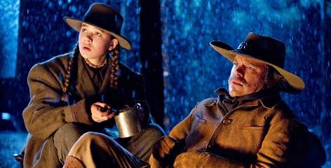 Hailee Steinfeld stars as Mattie Ross and Matt Damon stars as LeBoeuf in Paramount Pictures' True Grit (2010)