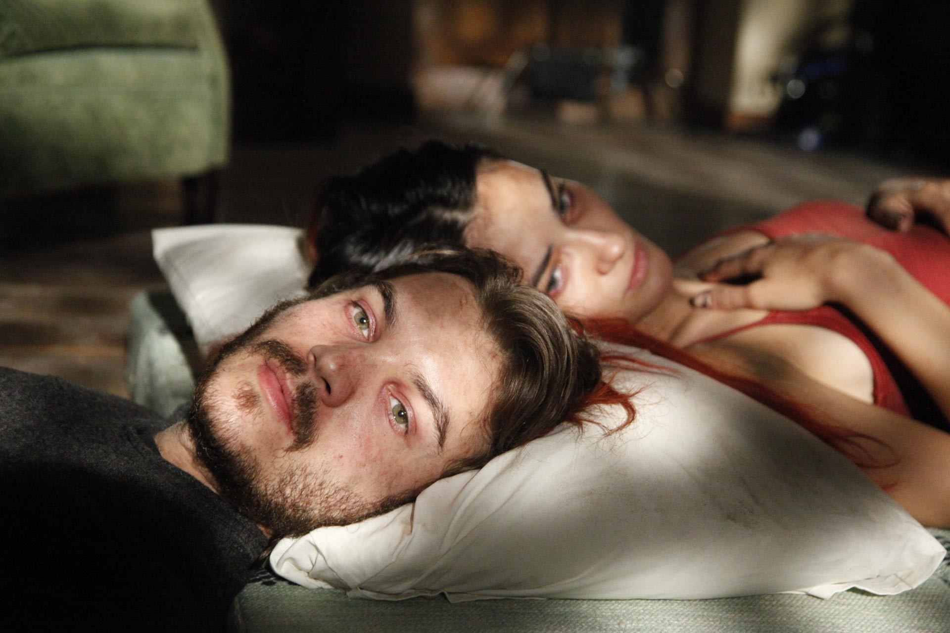 Emile Hirsch stars as Diego and Saadet Aksoy stars as Aska in Entertainment One's Twice Born (2013)