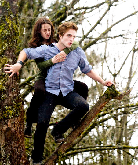 Kristen Stewart stars as Bella Swan and Robert Pattinson stars as Edward Cullen in Summit Entertainment's Twilight (2008)