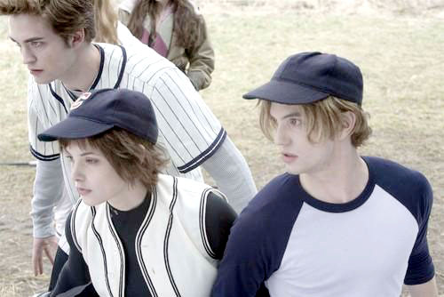 Robert Pattinson, Ashley Greene and Jackson Rathbone in Summit Entertainment's Twilight (2008)