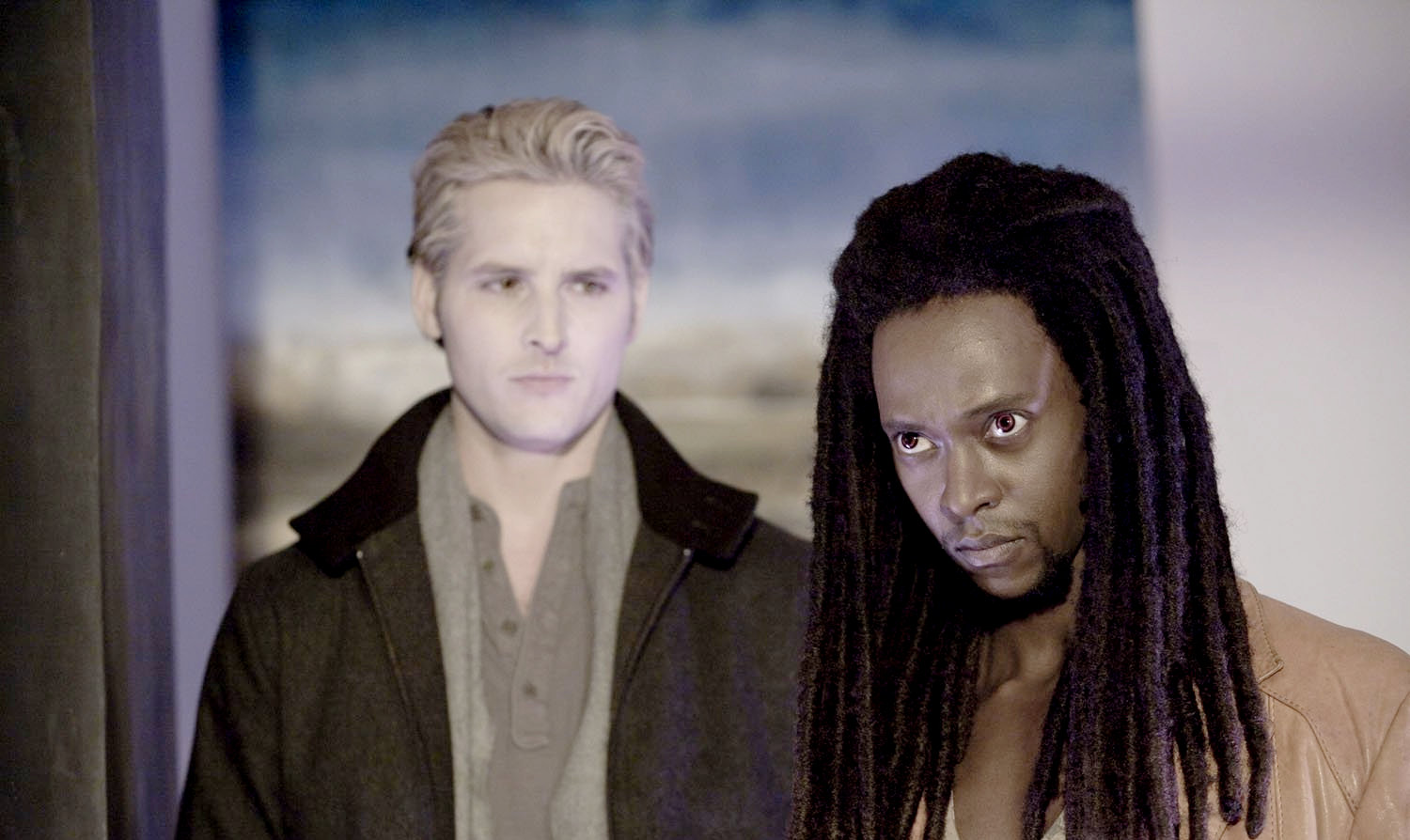 Peter Facinelli stars as Dr. Carlisle Cullen and Edi Gathegi stars as Laurent in Summit Entertainment's Twilight (2008)