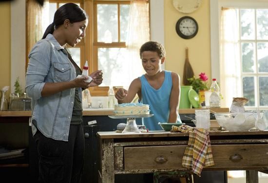 Toni Braxton (stars as Nina) and Diezel Ky in Lifetime's Twist of Faith (2013)
