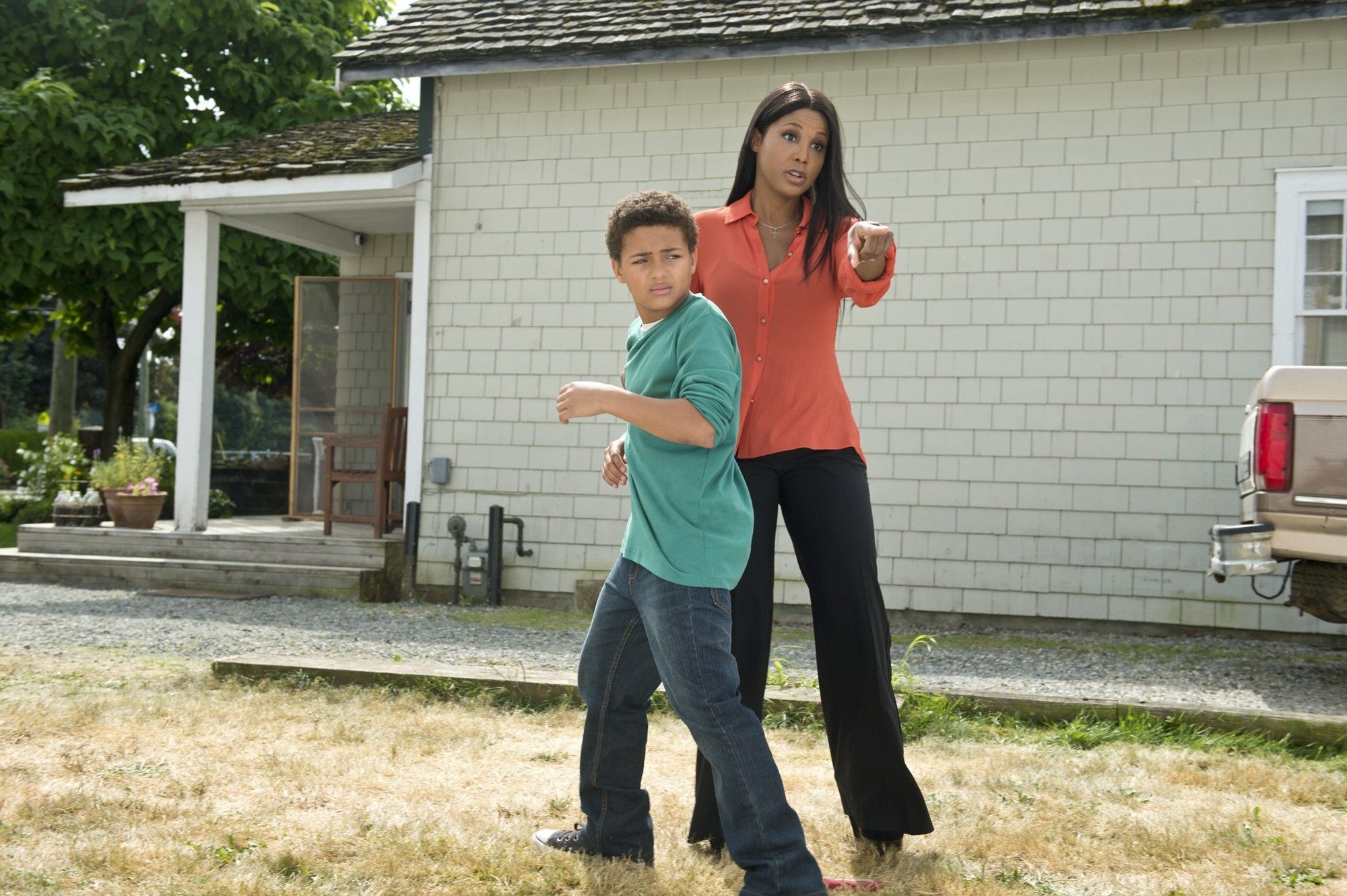 Toni Braxton (stars as Nina) and Diezel Ky in Lifetime's Twist of Faith (2013)