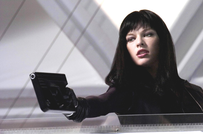 Milla Jovovich as Violet in milla jovovich ultraviolet. Milla Jovovich as Violet in