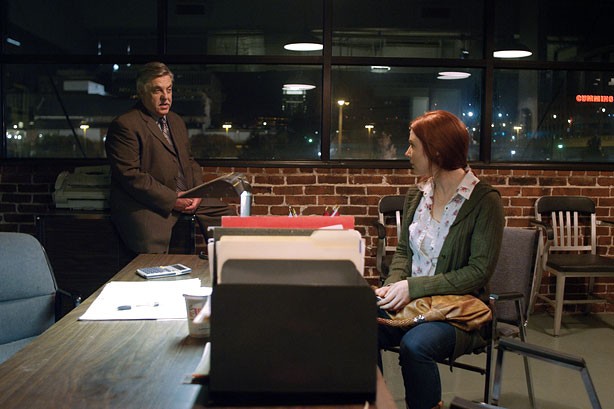 Bruce McGill stars as Detective Miller and Lynn Collins stars as Samantha Crawford in Harbinger Media Partners' Unconditional (2012)