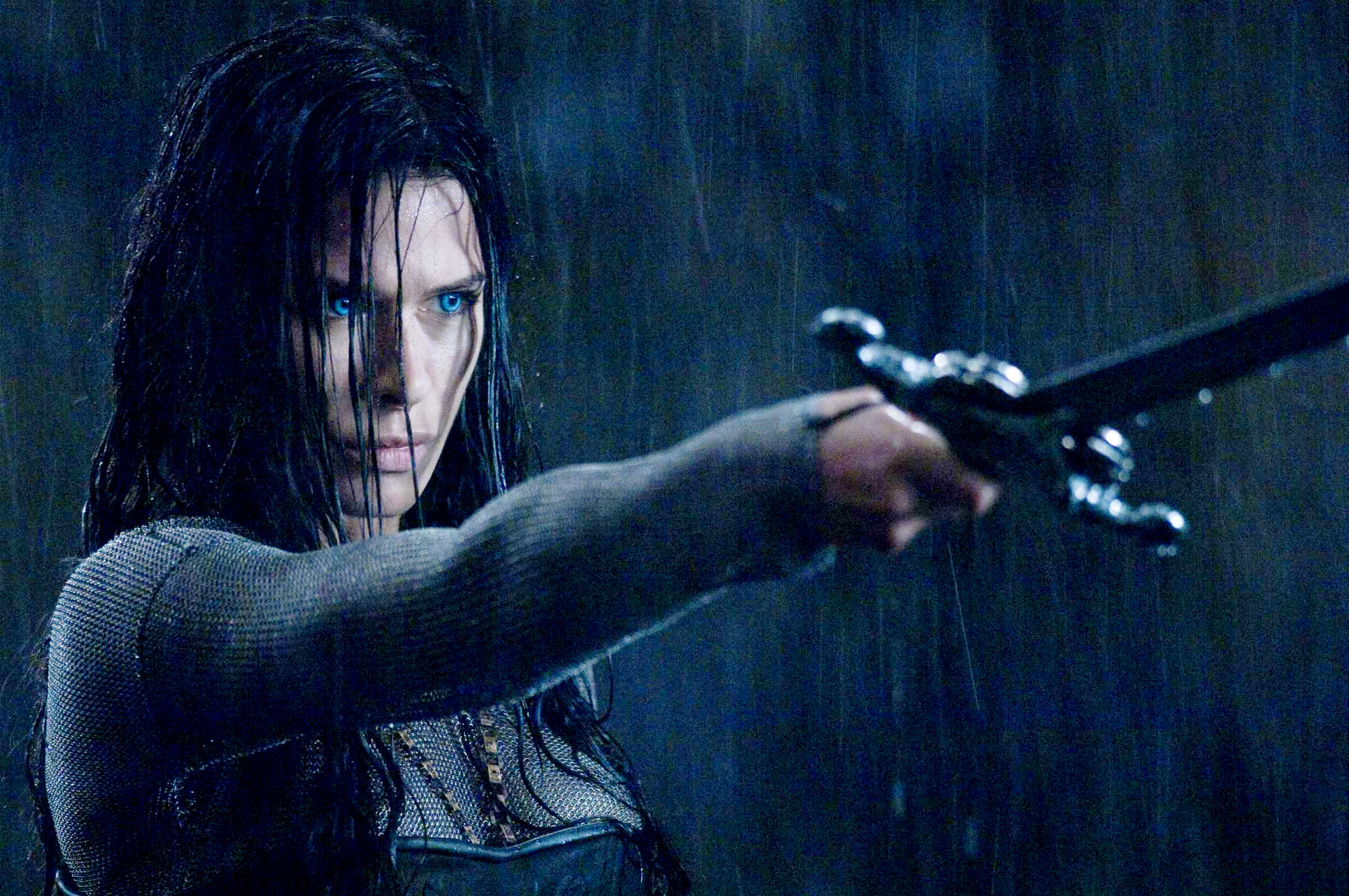 Rhona Mitra stars as Sonja in Screen Gems' Underworld: Rise of the Lycans (2009). Photo credit by Ken George.