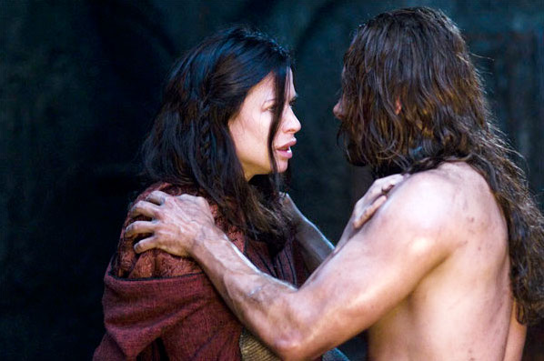 Rhona Mitra stars as Sonja and Michael Sheen stars as Lucian in Screen Gems' Underworld: Rise of the Lycans (2009)