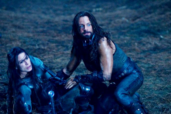 Rhona Mitra stars as Sonja and Michael Sheen stars as Lucian in Screen Gems' Underworld: Rise of the Lycans (2009)