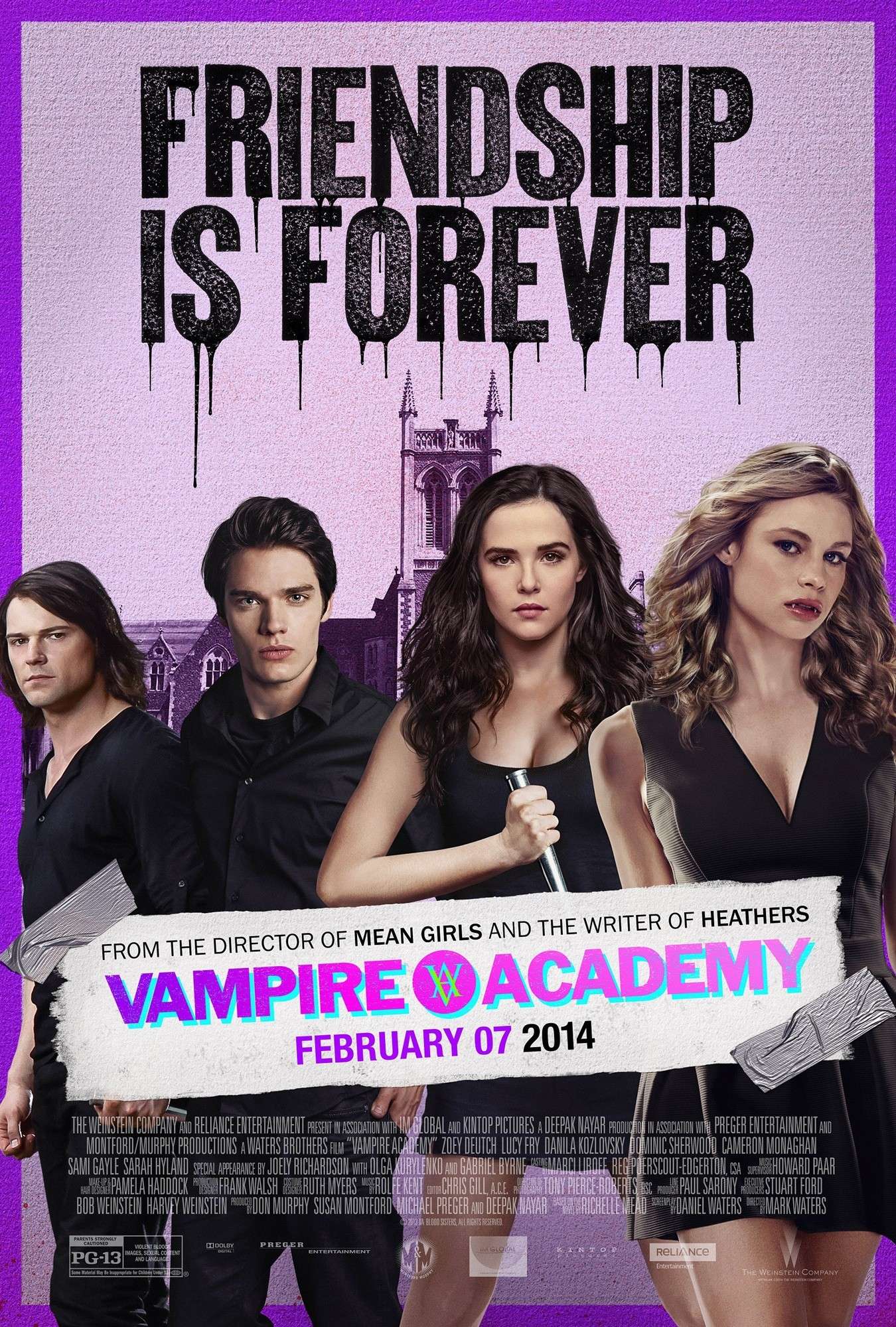 Poster of The Weinstein Company's Vampire Academy (2014)