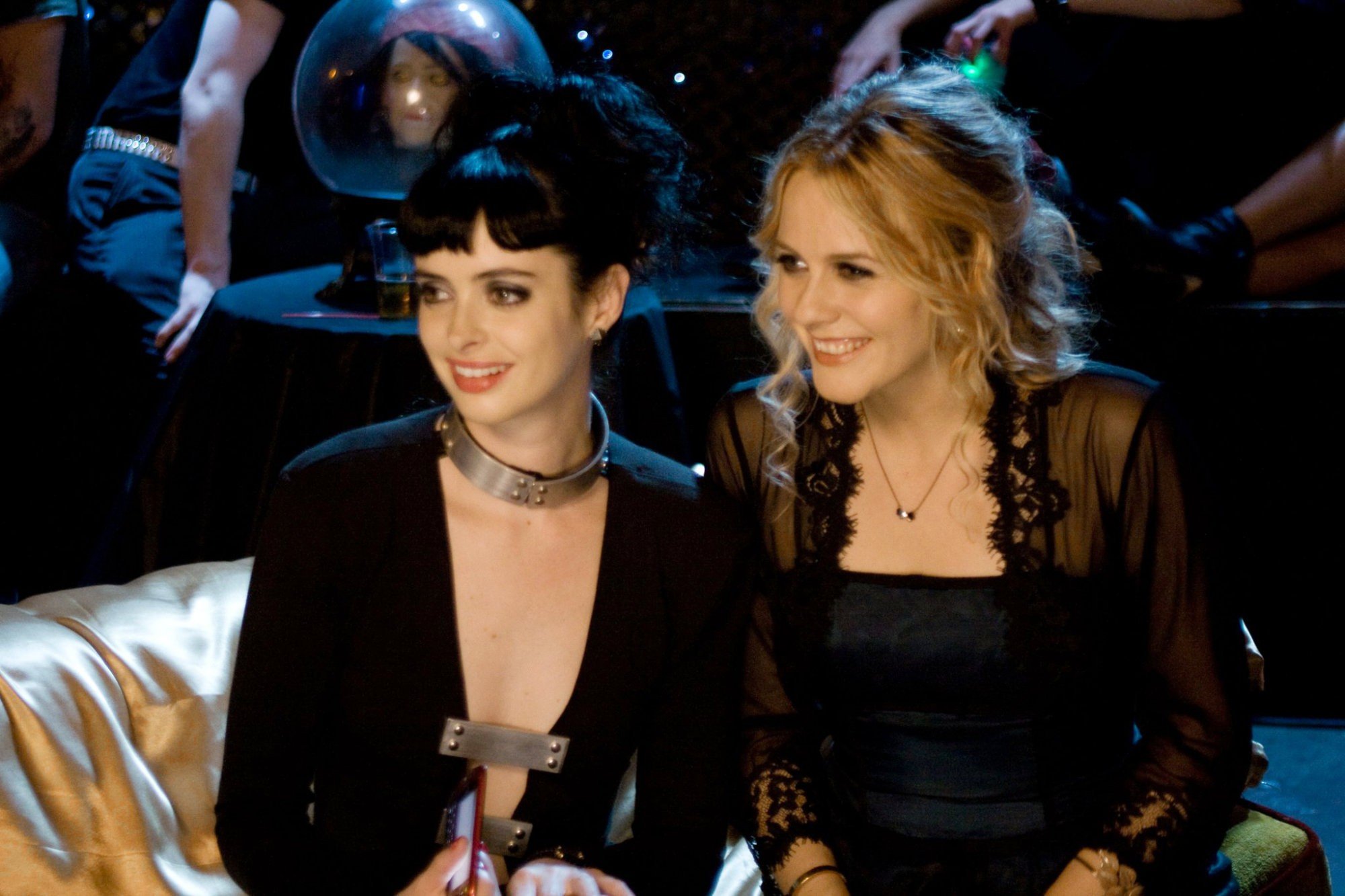 Krysten Ritter stars as Stacy and Alicia Silverstone stars as Goody in Anchor Bay Films' Vamps (2012)