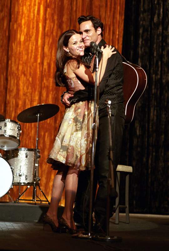 Joaquin Phoenix and Reese Witherspoon in The 20th Century Fox' Walk the Line (2005)