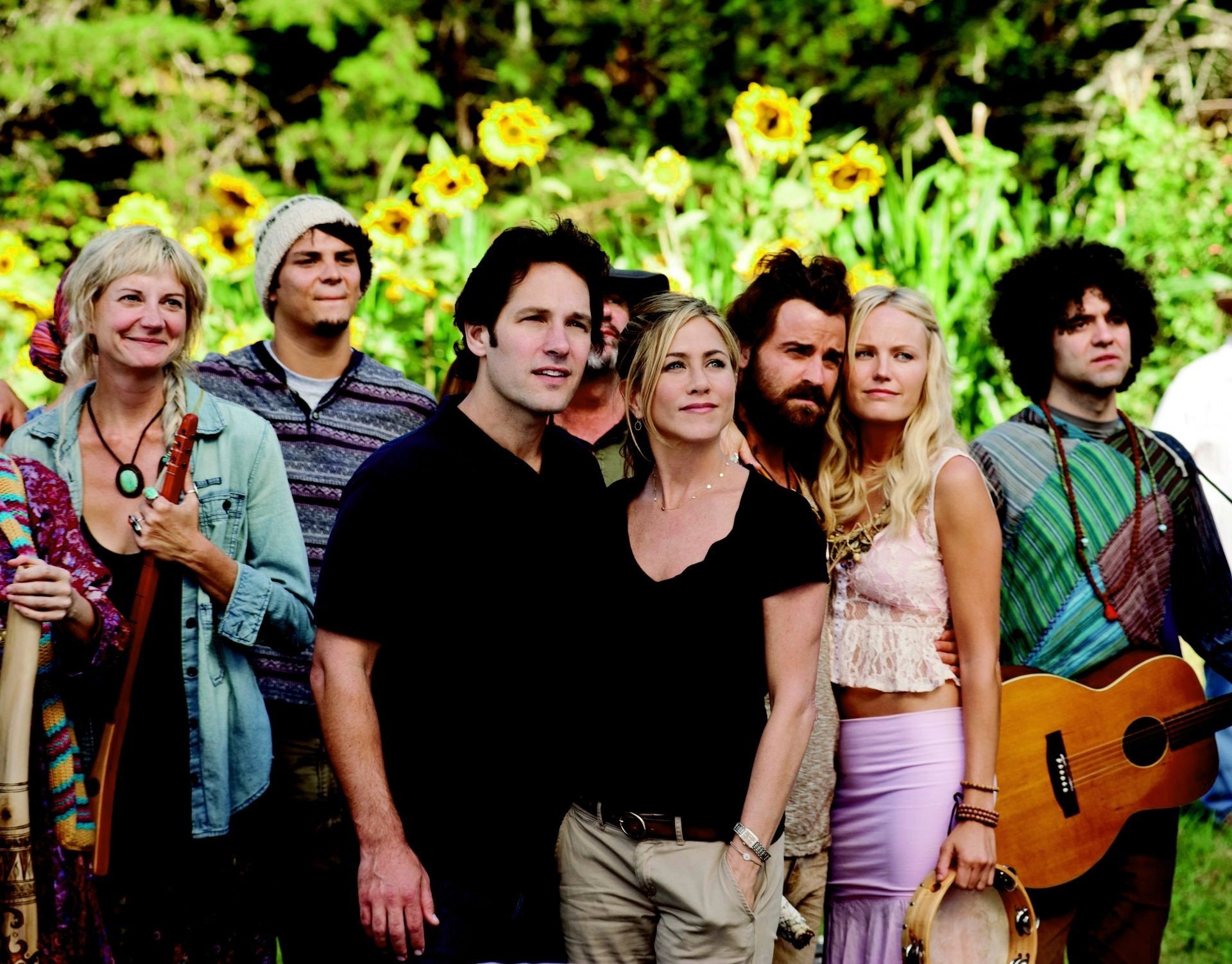 Kerri Kenney, Paul Rudd, Jennifer Aniston, Justin Theroux and Malin Akerman in Universal Pictures' Wanderlust (2012). Photo credit by Gemma La Mana.