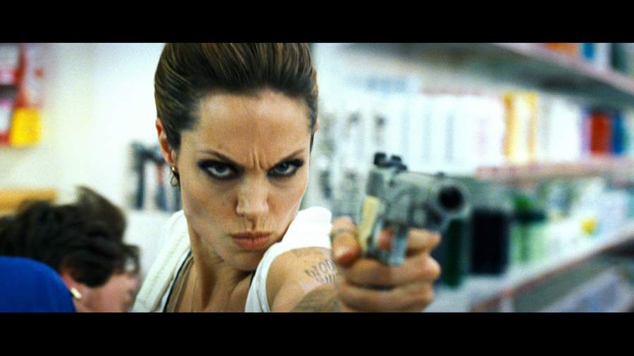 Angelina Jolie as Fox in Universal Pictures' Wanted (2008)